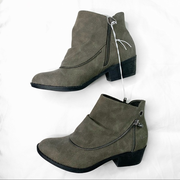 Blowfish Shoes - BLOWFISH | Gray Ankle Booties NEW